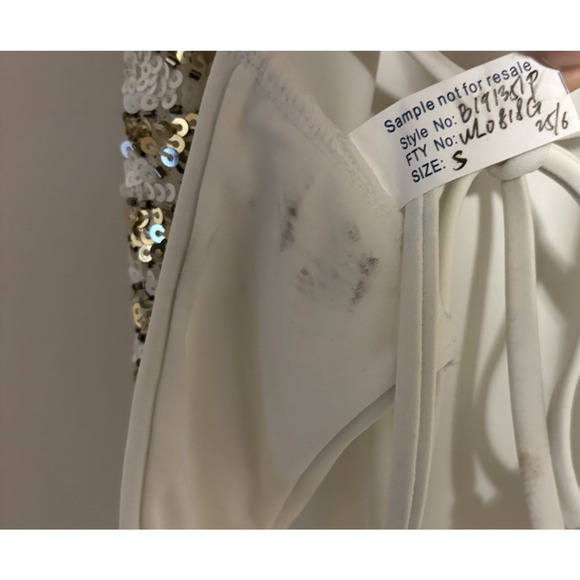 Sloane Sequin Plunge One-Piece Swimsuit - Picture 5 of 7